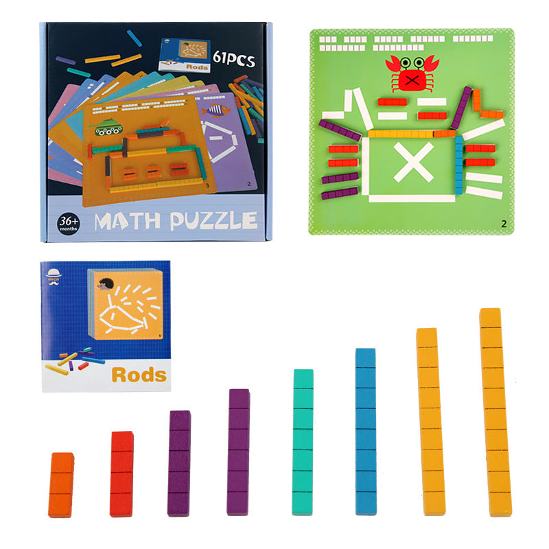 Wooden Arithmetic Puzzle