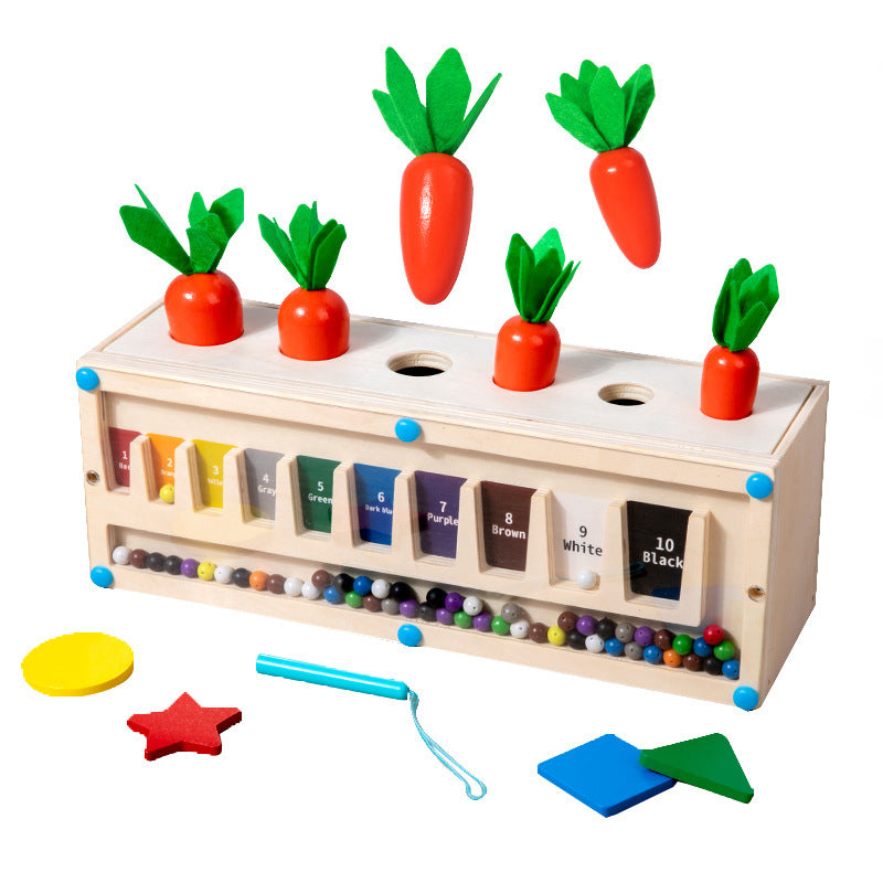 3-in-1 Montessori- Inspired Color Shape Recognition Toy