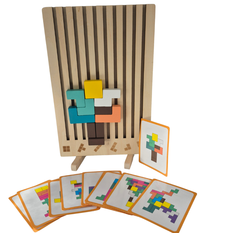 3D Russian Building Block Puzzle: Fun & Educational Toy for Creative Kids!