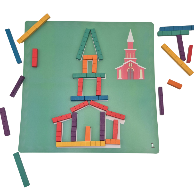 Wooden Arithmetic Puzzle