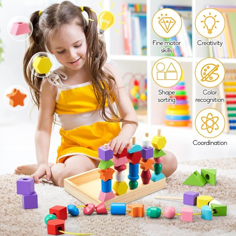 Montessori Bead Sequencing Set