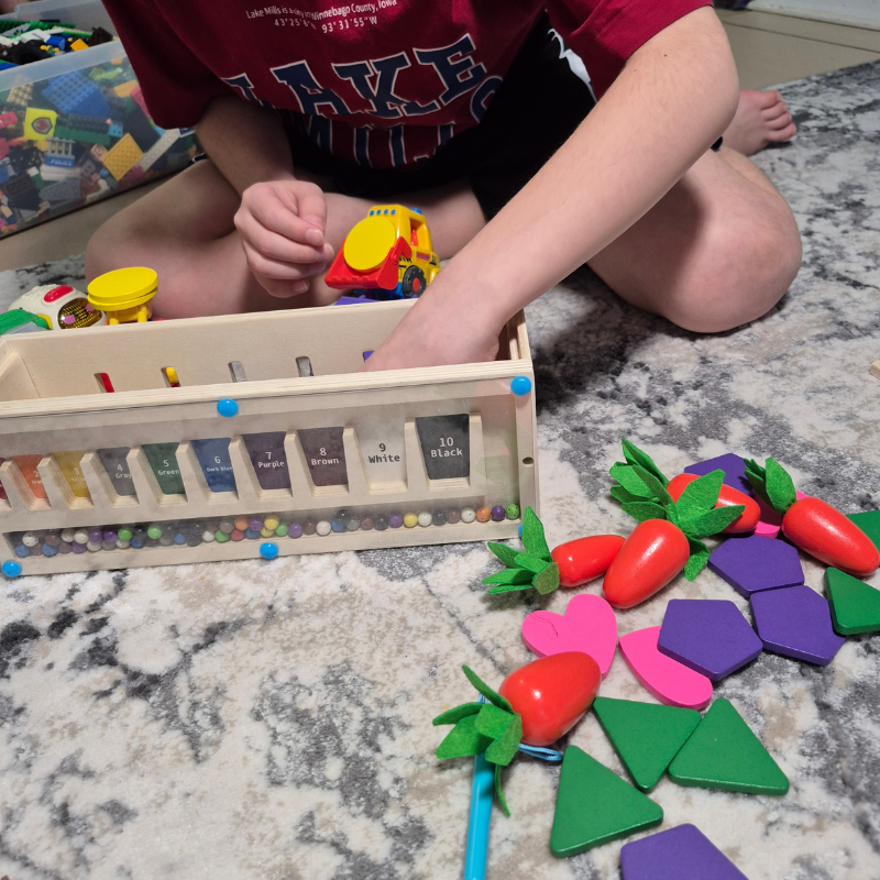 3-in-1 Montessori- Inspired Color Shape Recognition Toy