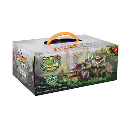 Jurassic Adventure Dinosaur Playset – 9 Realistic Dinosaurs with Play Mat for Kids