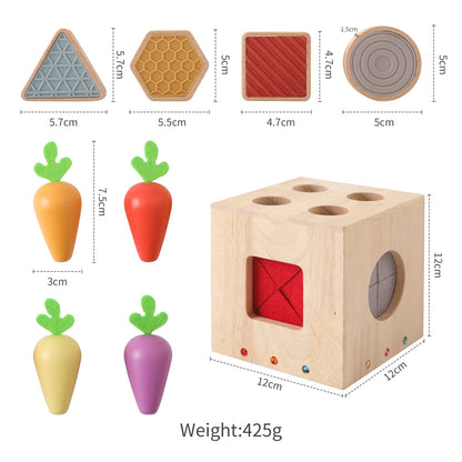 Interactive Wooden Sensory Cube