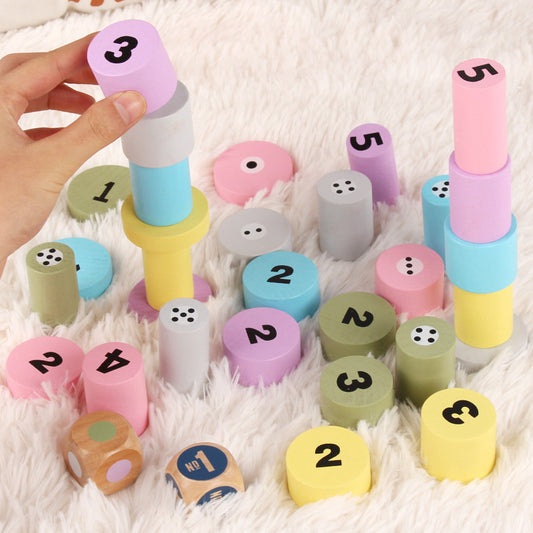 Stacking and Counting Cylinders Game