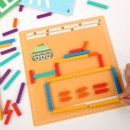 Wooden Arithmetic Puzzle