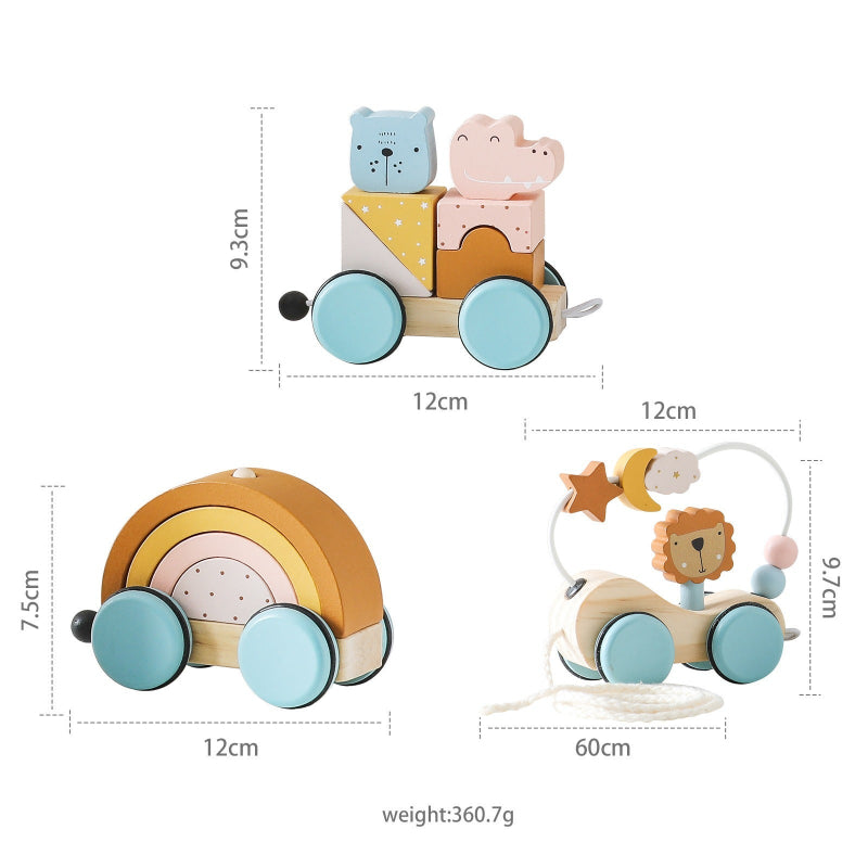 Wooden Animal Train Toy