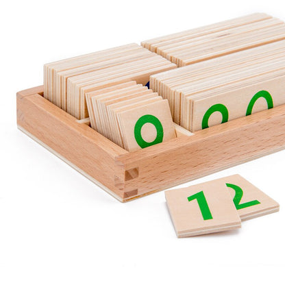 Montessori Wooden Number Plates