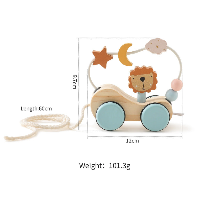 Wooden Animal Train Toy