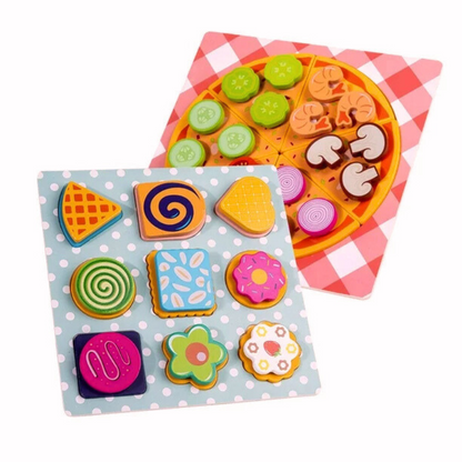 pizza and cookie toy set