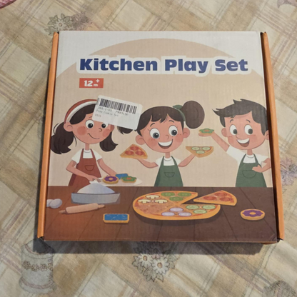 pizza and cookie toy set