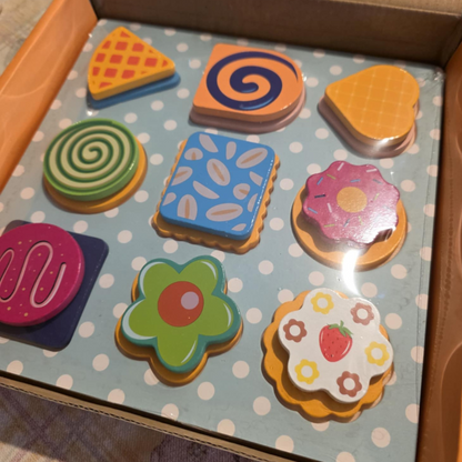 pizza and cookie toy set