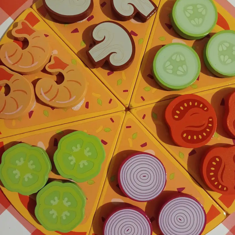 pizza and cookie toy set