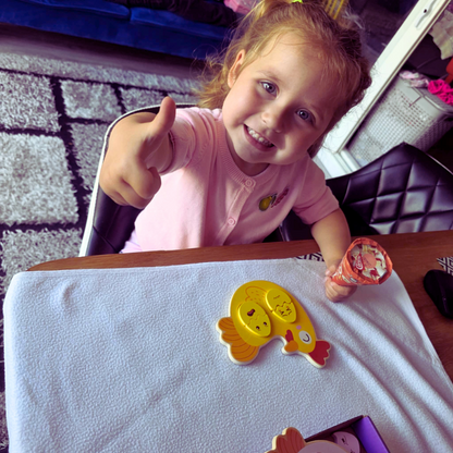 wooden emotion matching toy