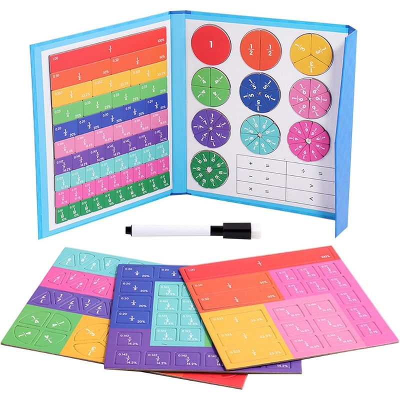 Magnetic Fraction Learning Toy