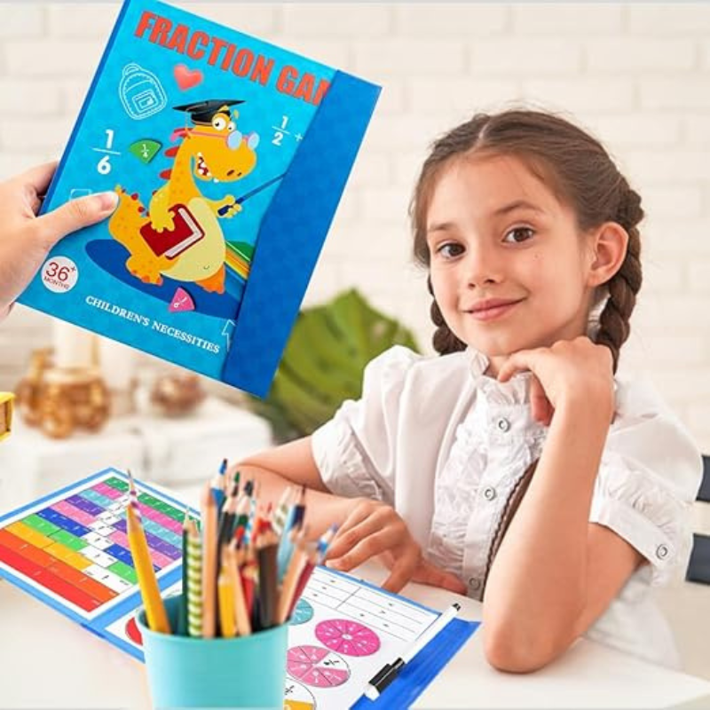 Magnetic Fraction Learning Toy
