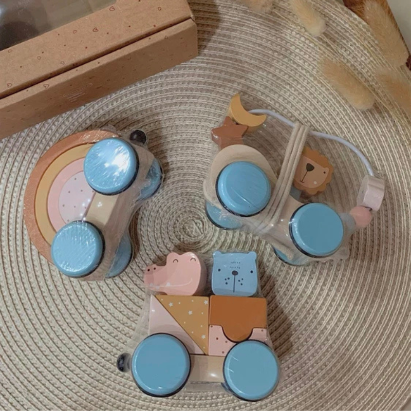 Wooden Animal Train Toy