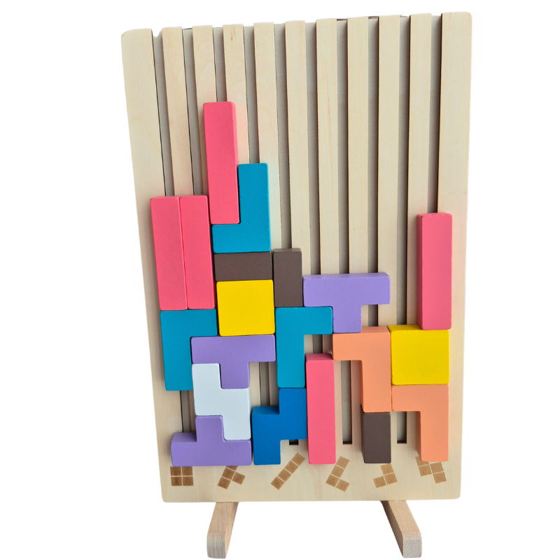 3D Russian Building Block Puzzle: Fun & Educational Toy for Creative Kids!