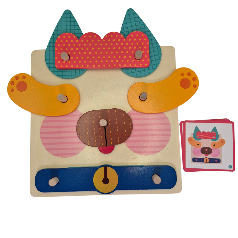 Unleash Creativity with the Creative Face Changing Board: A Fun Learning Puzzle for Kids!