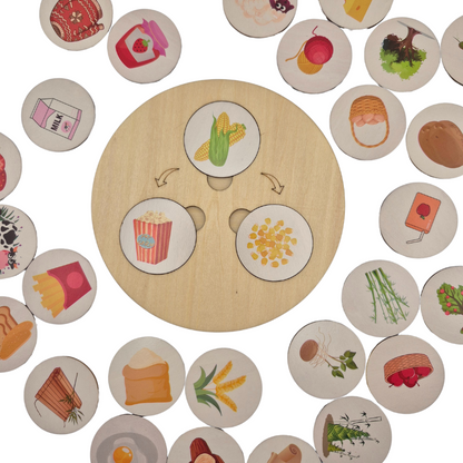 Children Wooden Decomposition Game | Learn About Animals and Plants