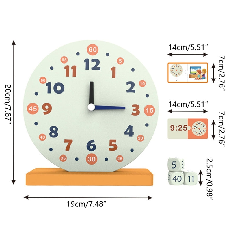 Primary School Teacher Teaching Clock